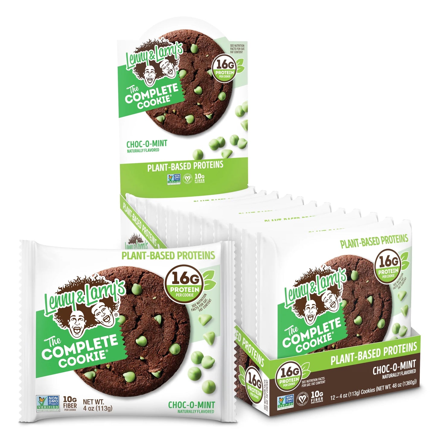 the Complete Cookie, Choc-O-Mint, 4 Oz, 12 Ct